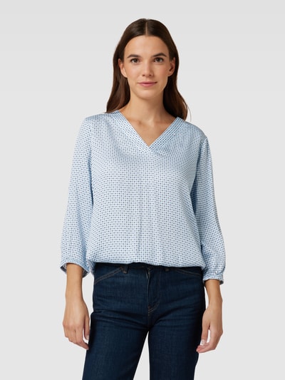 Tom Tailor Bluse mit 3/4-Arm Hellblau 4