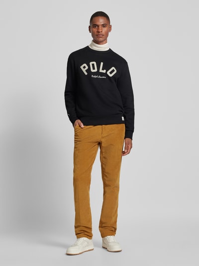 Polo Ralph Lauren Sweatshirt met labelstitching Zwart - 1