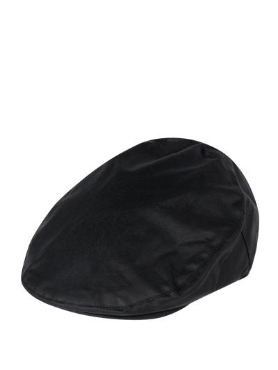 Barbour Baker Boy Hat aus gewachster Baumwolle  Marine 1