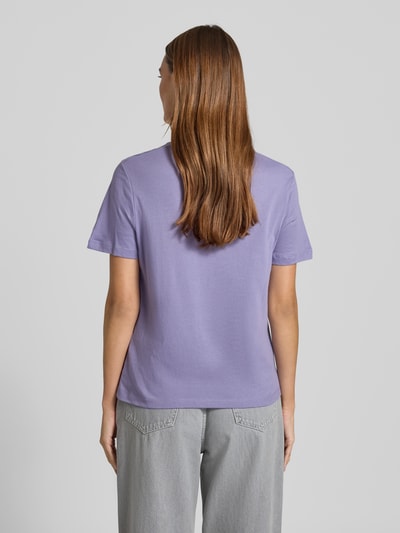 Tommy Hilfiger Regular Fit T-Shirt aus reiner Baumwolle Lavender 5