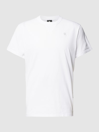 G-Star Raw T-shirt met labelstitching, model 'Nifous' Wit - 2