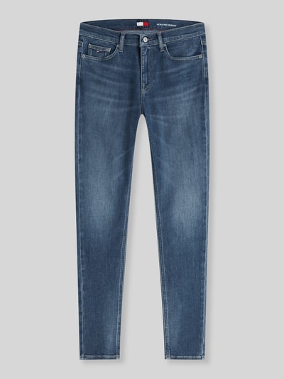 Tommy Jeans skinny fit jeans van katoenmix in 5-pocketmodel Lichtgrijs - 2