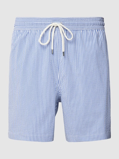 Polo Ralph Lauren Underwear Badehose mit Streifenmuster Modell 'TRAVELER' Blau 1