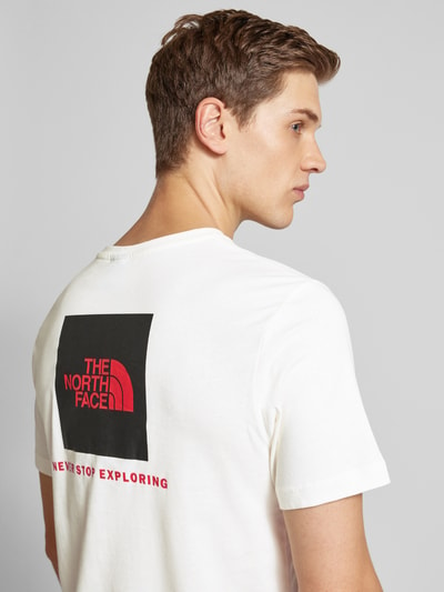 The North Face T-Shirt mit Label-Print Offwhite 3