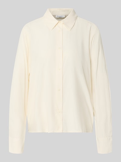 Marc O'Polo Denim Regular fit overhemdblouse van pure viscose Offwhite - 2
