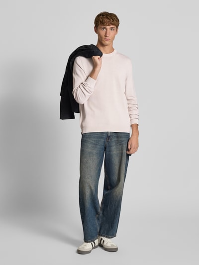 Marc O'Polo Denim Regular fit pullover van puur katoen Offwhite - 1