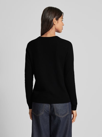 Christian Berg Woman Gebreide pullover met structuurmotief Zwart - 5