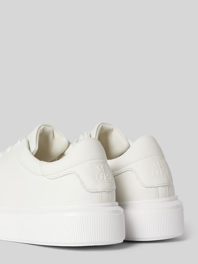 Marc O'Polo Sneakersy ze skóry w jednolitym kolorze Biały 2
