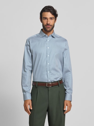 SEIDENSTICKER REGULAR FIT Koszula biznesowa o kroju regular fit z listwą guzikową Petrol 4