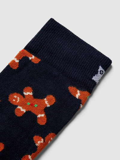 Happy Socks Socken mit Allover-Muster Marine 2