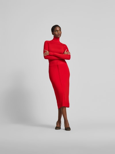 Victoria Beckham Longsleeve mit Rollkragen Rot 1