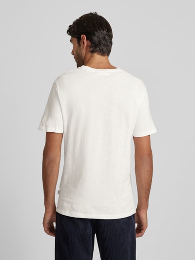 Casual Friday T-shirt met borstzak, model 'THOR' Offwhite - 5