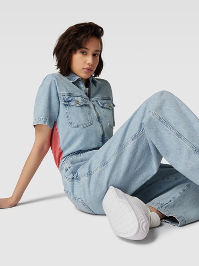 Tommy Jeans Jumpsuit in denimlook Lichtblauw - 3