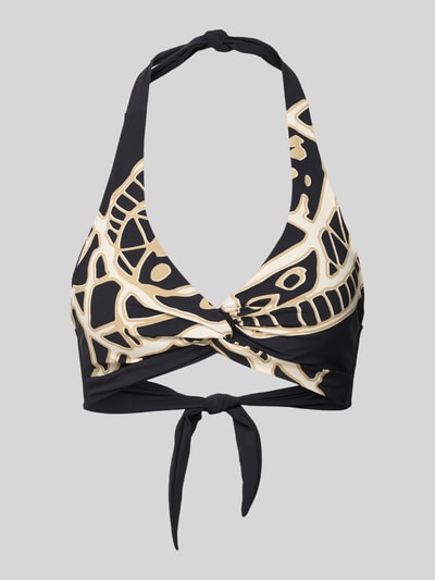 Barts Bikinitop met knoopdetail, model 'BUHRN' Zwart - 1