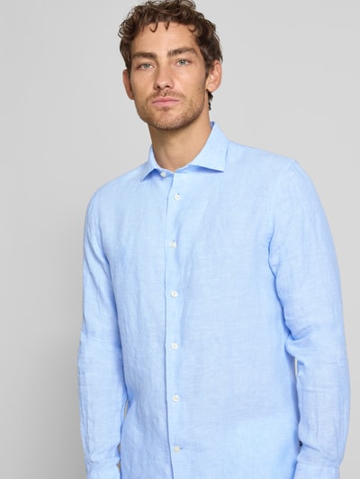 Matinique Regular Fit Freizeithemd aus reinem Leinen Modell 'Marc' Hellblau 3