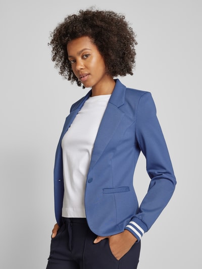 Kaffe Blazer met strookzakken, model 'KINNIE' Blauw - 3