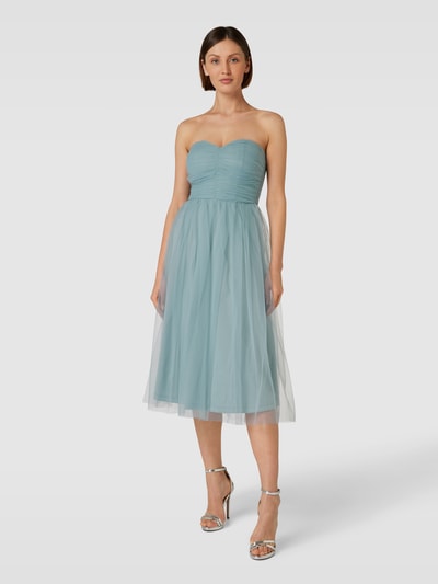 LACE & BEADS Cocktailkleid mit Raffungen Mint 4