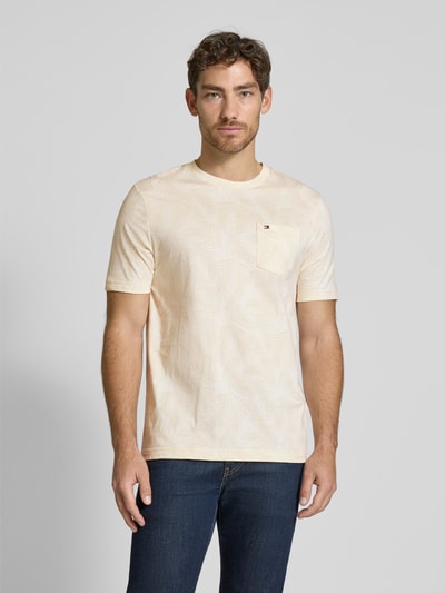 Tommy Hilfiger Regular Fit T-Shirt aus reiner Baumwolle Offwhite 4