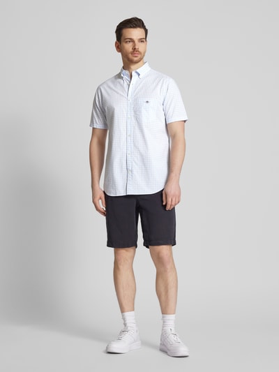 Gant Freizeithemd mit Button-Down-Kragen Hellblau 1