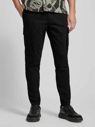 Antony Morato Skinny fit cargobroek met steekzakken opzij Zwart - 4