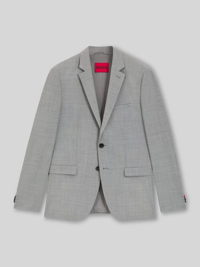 HUGO Slim fit colbert van wolmix, model 'ARTI' Zilver - 2