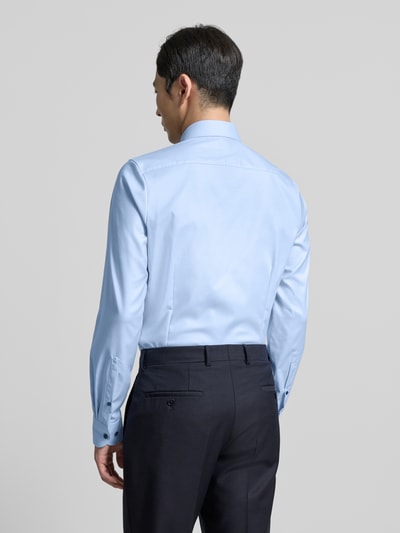 OLYMP Level 5 Slim fit zakelijk overhemd van katoenmix met Kentkraag Bleu - 5