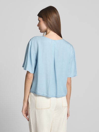 Tom Tailor Denim Loose Fit Blusenshirt aus Lyocell Hellblau 5