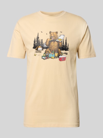 SANTA CRUZ T-Shirt mit Label-Print Beige 2