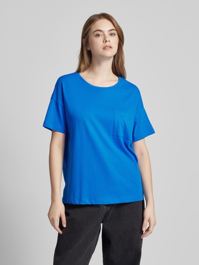 Marc O'Polo Denim Relaxed Fit T-Shirt mit Label-Detail Royal 4