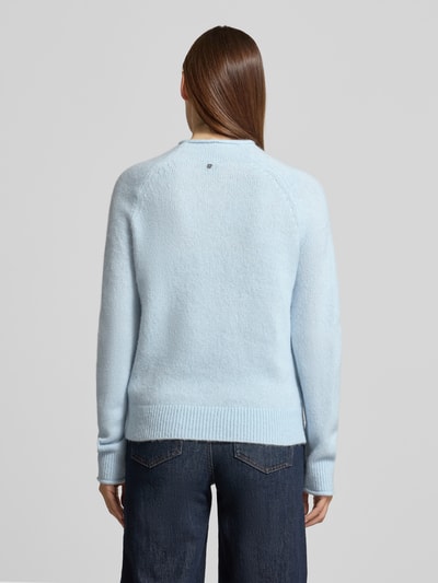 BOSS Orange Regular Fit Strickpullover aus Woll-Mix mit Alpaka Modell 'C_FESPERANASY' Hellblau 5