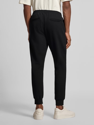 Antony Morato Spodnie dresowe o kroju slim fit z tunelem model ‘Carrot’ Czarny 5