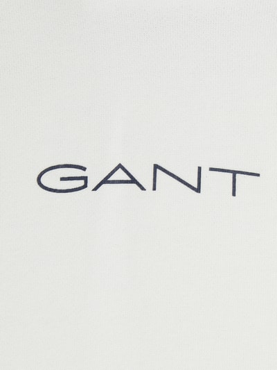 Gant Hoodie mit Logo-Streifen  Weiss 2