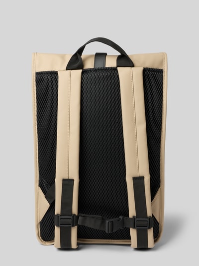 RAINS Rolltop-rugzak met verstelbare schouderbanden Beige - 4