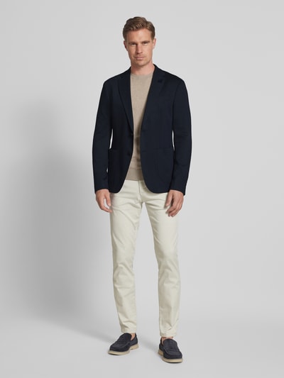 JOOP! Collection Regular fit 2-knoops colbert met reverskraag, model 'Hoverest' Marineblauw - 1