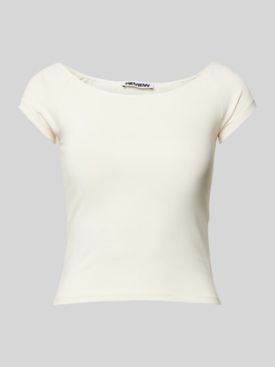 Review T-shirt met ronde hals Offwhite - 2
