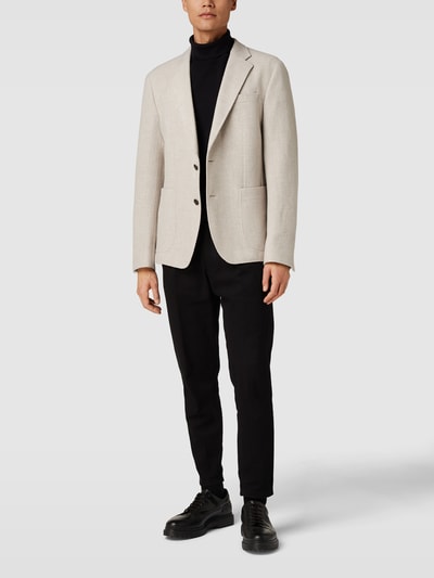 JOOP! Collection Blazer met reverskraag, model 'Hoverest' Beige - 1