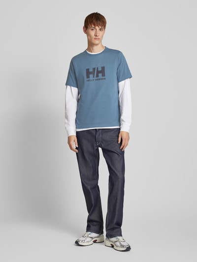 Helly Hansen T-Shirt mit Label-Print Bleu 1