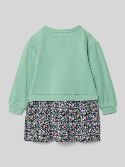 Blue Seven Sukienka mini z wyhaftowanym motywem Miętowy 3