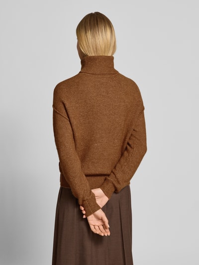 Christian Berg Woman Regular fit pullover in gebreide look Cognac - 5