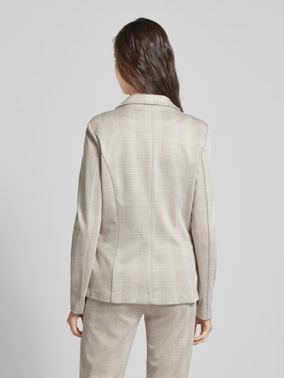 Fransa Blazer met glencheck-motief Beige - 5