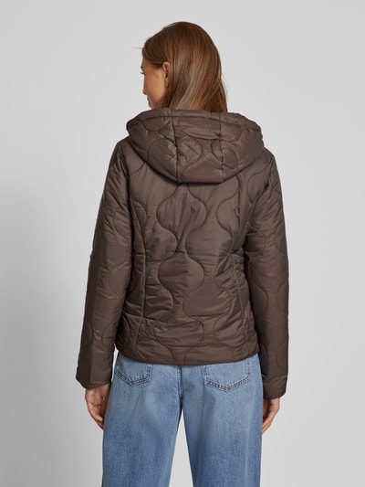 ZABAIONE Jacke mit Steppnähten Mittelbraun 5