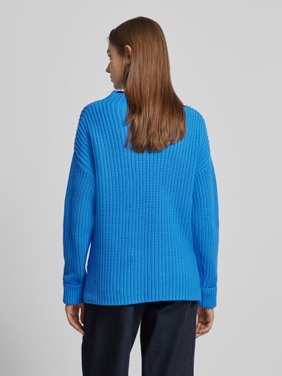 Selected Femme Gebreide pullover met turtleneck, model 'SELMA' Koningsblauw - 5