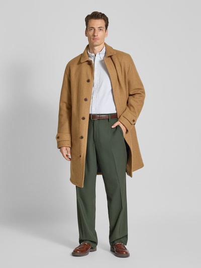 Polo Ralph Lauren Custom Fit Freizeithemd mit Button-Down-Kragen Gruen Melange 1