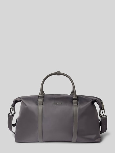 VALENTINO BAGS Weekender mit Label-Detail Mittelgrau 1