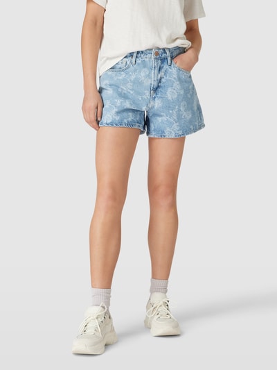 Pepe Jeans Korte jeans met all-over motief, model 'MARLY' Jeansblauw - 4