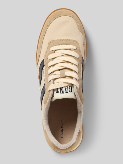 GANT Sneaker aus Leder-Mix mit Logo-Detail Modell 'Baylle' Taupe 3