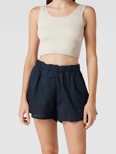 Marc O'Polo Pyjama-Shorts aus Baumwolle mit elastischem Bund Blau 1