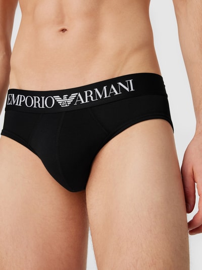 Emporio Armani Slip met stretch Zwart - 3