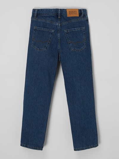 Jack & Jones Loose fit jeans van katoen, model 'Chris' Blauw - 3