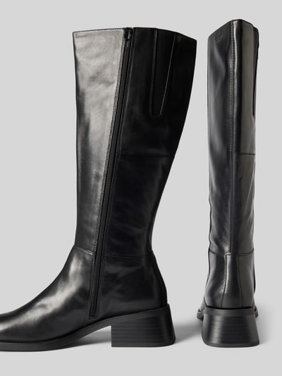 Vagabond Kniehoge laarzen van runderleer, model 'BLANCA' Zwart - 2